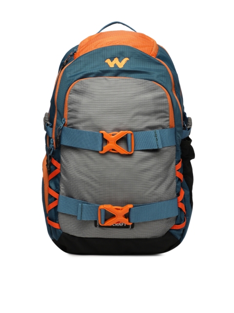 

Wildcraft Unisex Grey Brand Logo Backpack