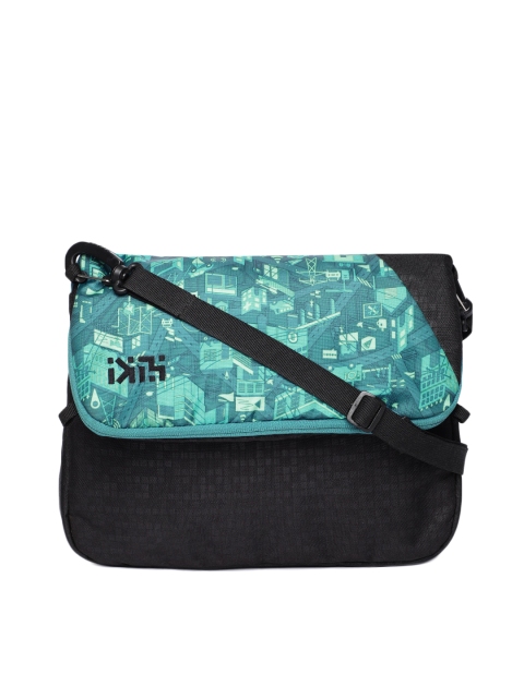 

Wildcraft Unisex Blue Printed Messenger Bag