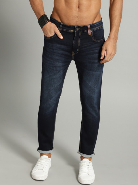 

Roadster Men Navy Blue Mid-Rise Skinny Fit Clean Look Jeans