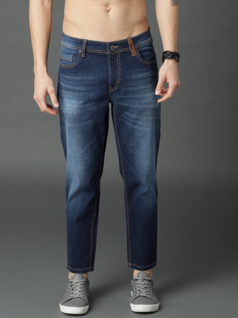 

Roadster Men Navy Blue Slim Fit Mid-Rise Clean Look Stretchable Jeans