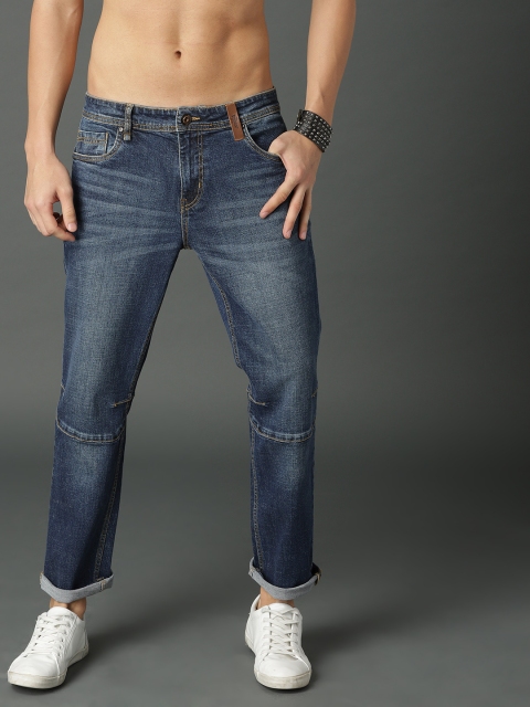

Roadster Men Blue Slim Tapered Fit Mid-Rise Clean Look Stretchable Jeans