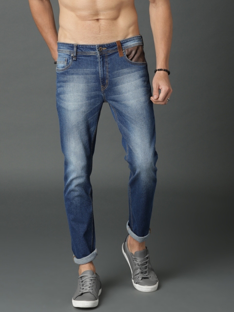 

Roadster Men Blue Skinny Fit Mid-Rise Clean Look Stretchable Jeans