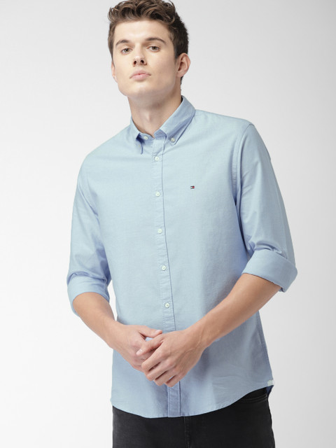 

Tommy Hilfiger Men Blue Smart Regular Fit Oxford Casual Shirt