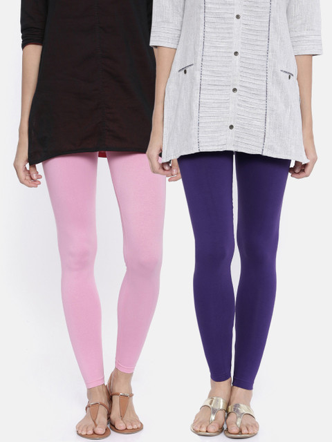 

Bitz Women Pack of 2 Leggings, Pink