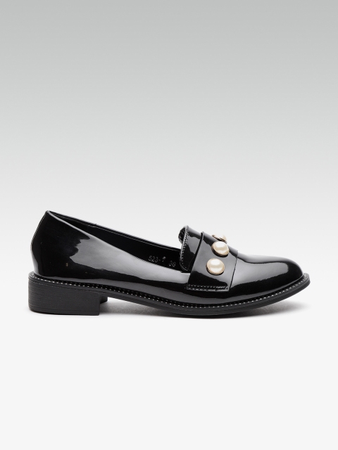 

ELLE Women Black Beaded Loafers