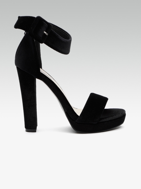 

ELLE Women Black Solid Platform Heels