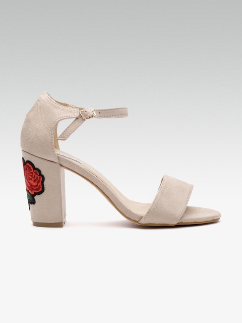 

ELLE Women Beige Solid Heels