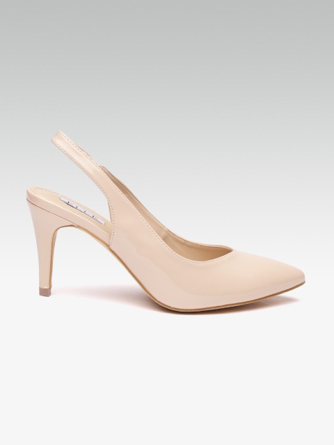 

ELLE Women Beige Solid Pumps