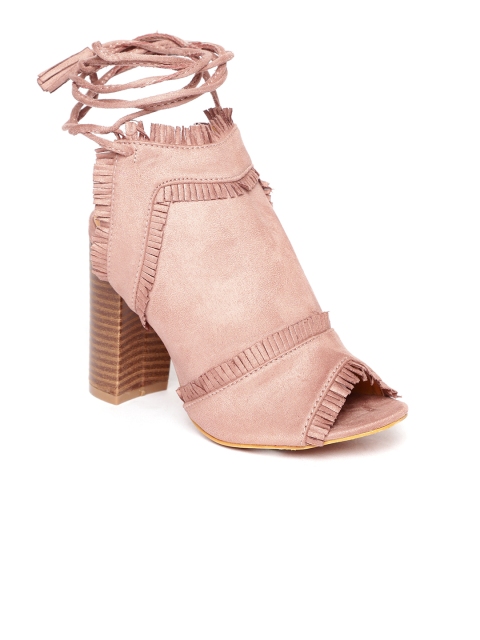 

ELLE Women Dusty Pink Solid Heels