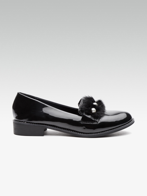 

ELLE Women Black Embellished Loafers