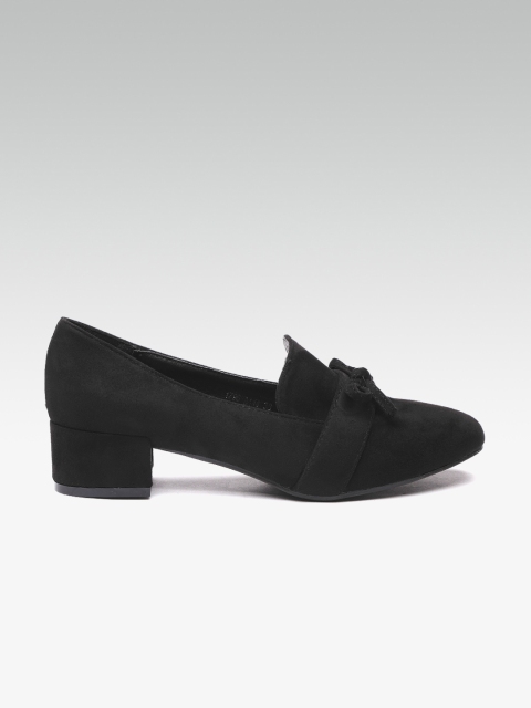 

ELLE Women Black Solid Pumps