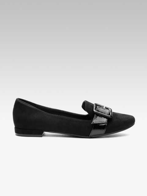 

ELLE Women Black Solid Ballerinas