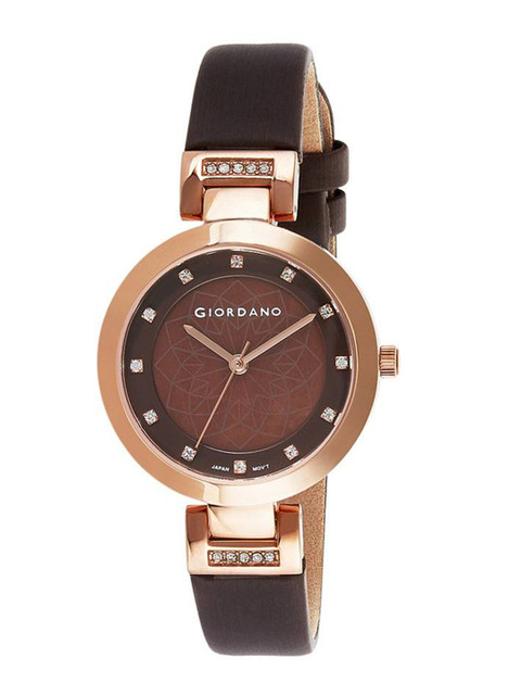 

GIORDANO Women Brown Analogue Watch 2905-04