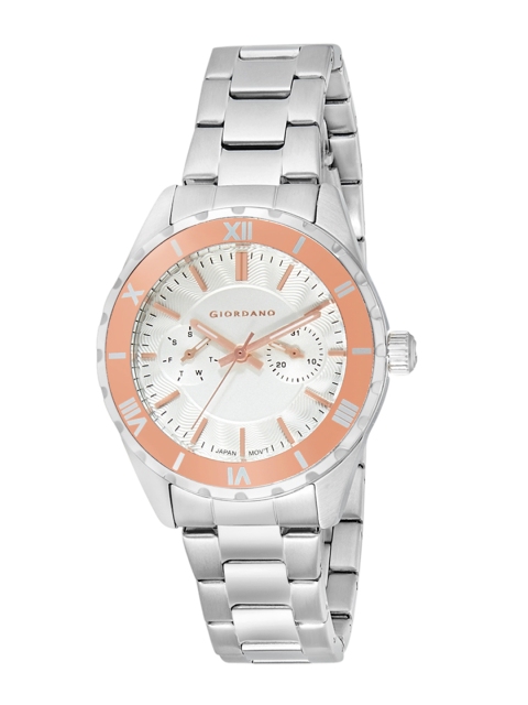 

GIORDANO Women Silver-Toned Analogue Watch