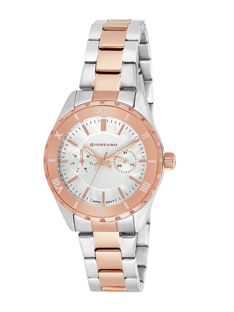 

GIORDANO Women White Analogue Watch