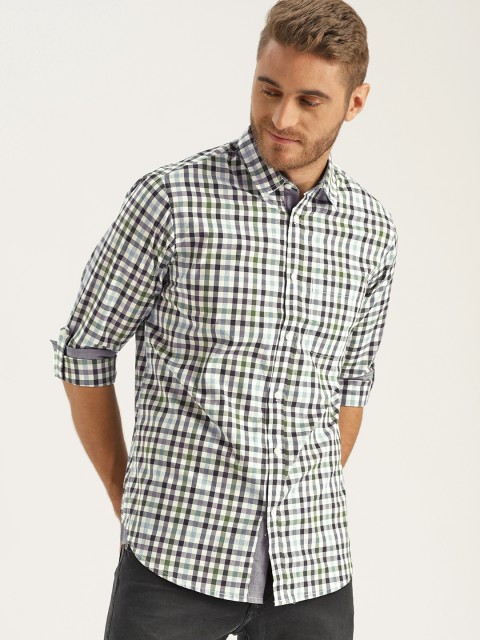 

Sztori Plus Size Men Multicoloured Checked Casual Shirt, Multi