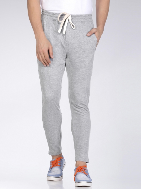 

Tinted Men Grey Solid Track Pants