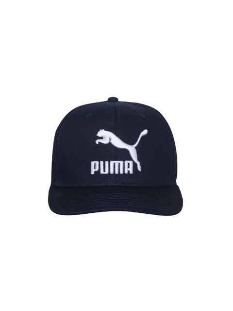 

Puma Unisex Navy Blue Solid Baseball Cap