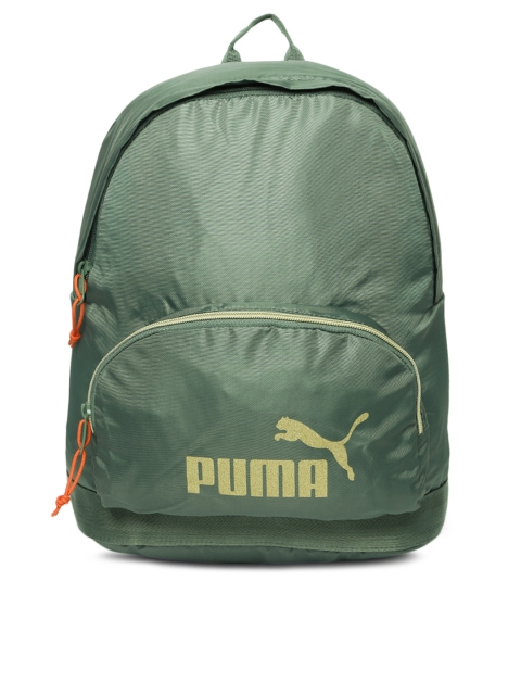 

Puma Women Olive Green Core Seasonal Solid Laptop Backpack