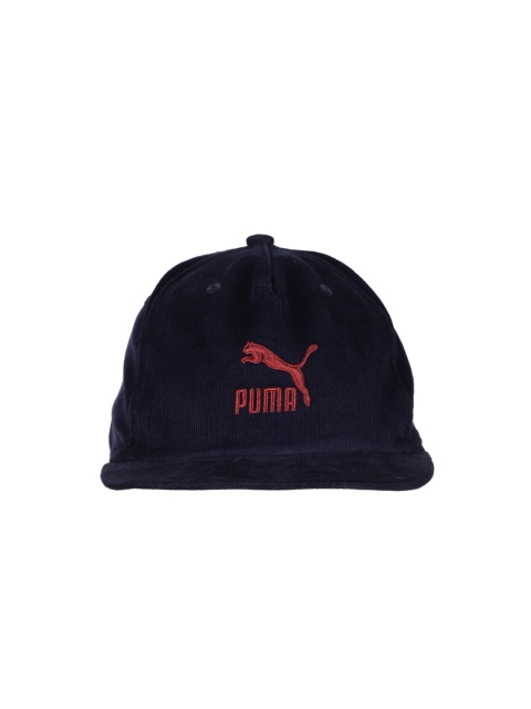 

Puma Unisex Navy Blue Solid Baseball Cap