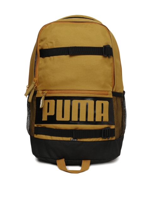 

Puma Unisex Mustard Brand Logo Deck Backpack