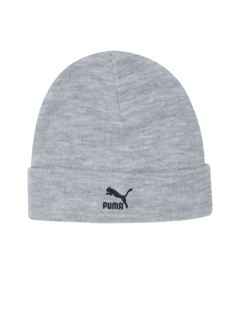 

Puma Unisex Grey Solid Beanie
