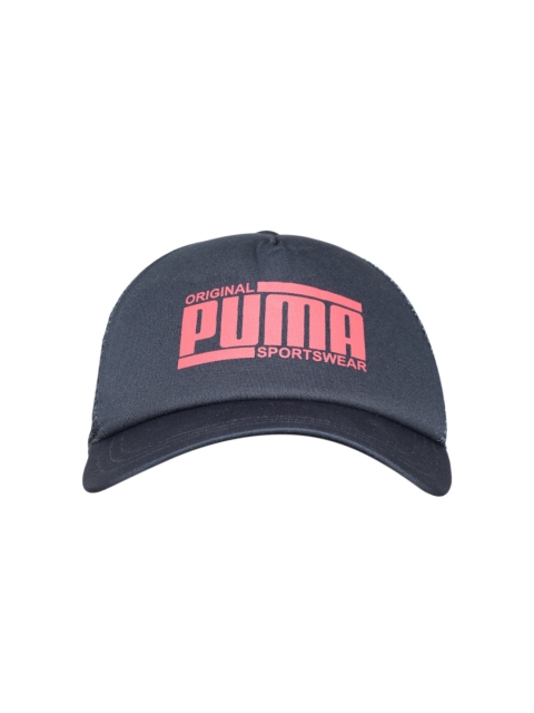 

Puma Unisex Navy Blue Style Trucker Printed Snapback Cap