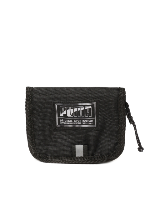 

Puma Men Black Academy Zip Around Wallet