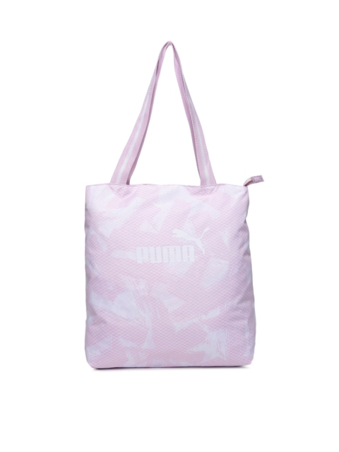 

Puma Pink Printed Core Shopper Shoulder Bag