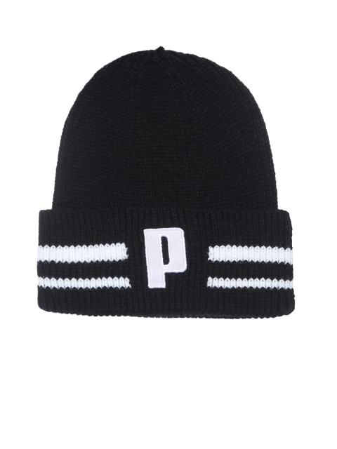 

Puma Women Black Retro Solid Beanie