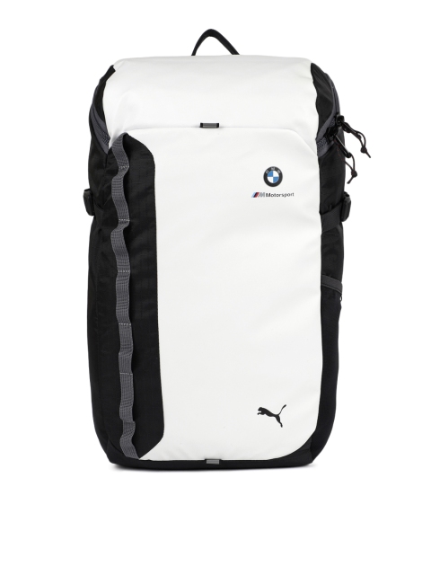 

Puma Unisex White & Black BMW M MSP Laptop Backpack
