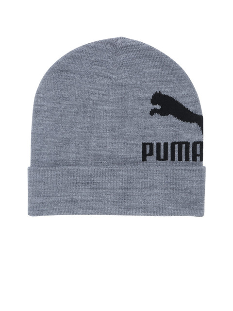 

Puma Unisex Grey Solid Beanie