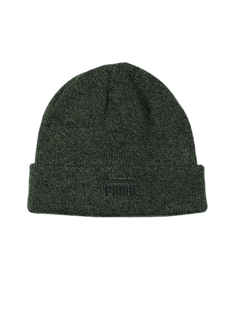 

Puma Unisex Olive Green Solid Beanie