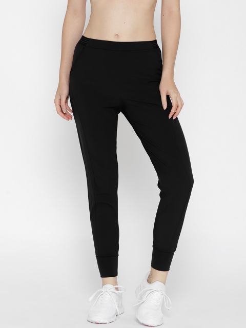 

Fitkin Women Black Solid Lightweight Quick Dry Joggers
