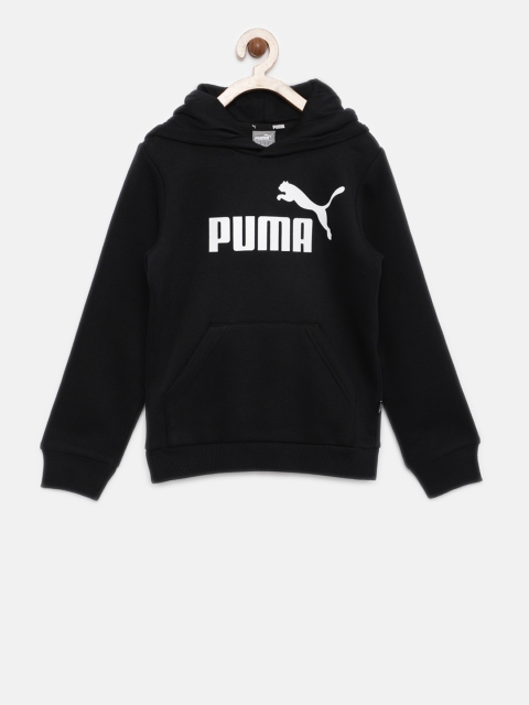 

Puma Boys Black ESS No.1 FL B Hooded Sweatshirt