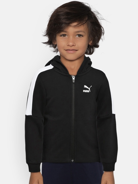 

Puma Boys Black Minions Hooded Front Open Jacket