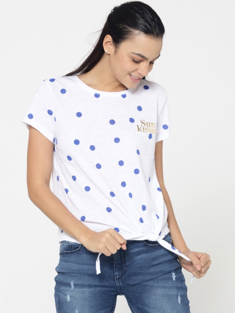 

ONLY Women White Printed Top