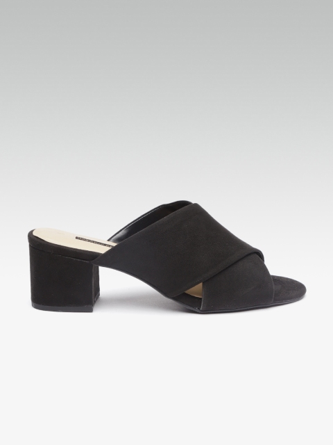 

DOROTHY PERKINS Women Black Solid Heels