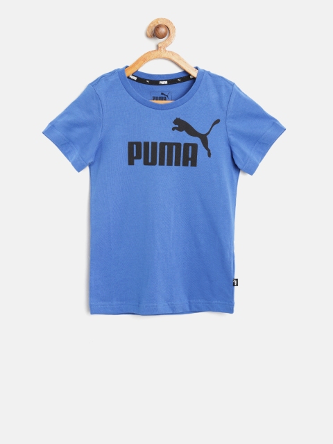 

Puma Boys Blue ESS No.1 Printed Detail Round Neck T-shirt