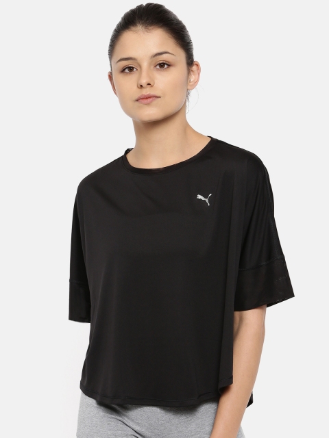 

Puma Women Black Solid Explosive T-Shirt