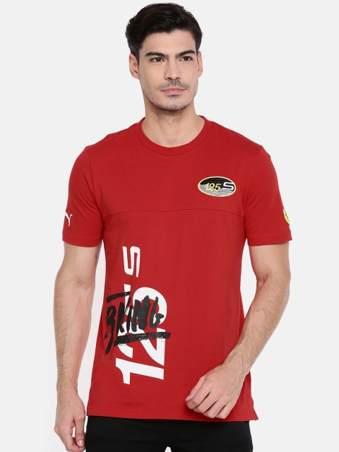 

Puma Men Red SF Street Printed Round Neck T-shirt