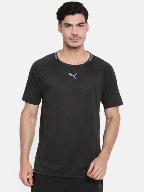 

Puma Men Black BND Tech SS Solid Round Neck T-shirt