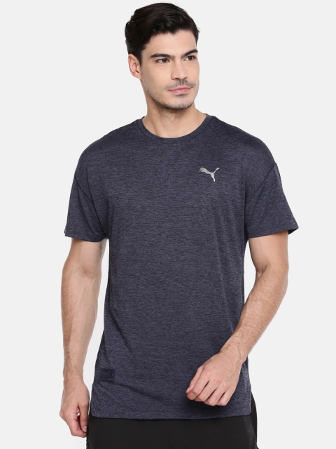 

Puma Men Navy Blue Energy SS Solid Round Neck T-shirt