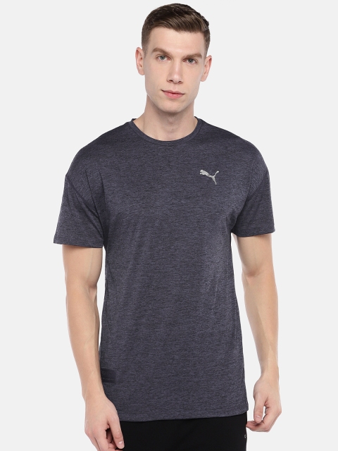 

Puma Men Navy Blue Energy SS Solid Round Neck T-shirt