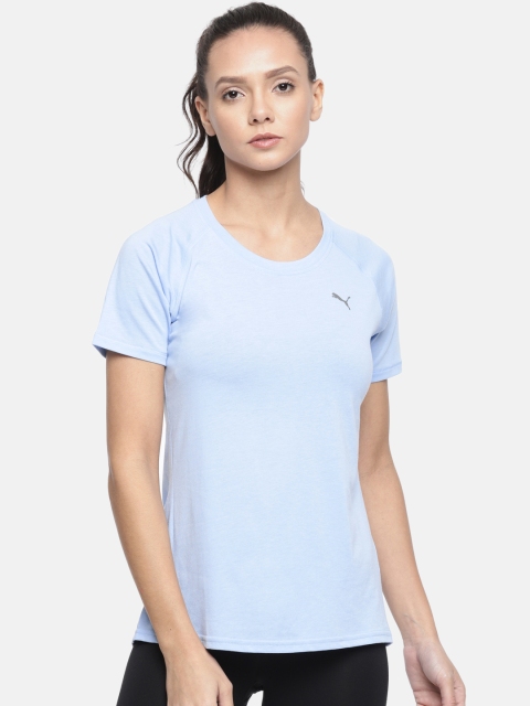 

Puma Women Blue Solid T-shirt