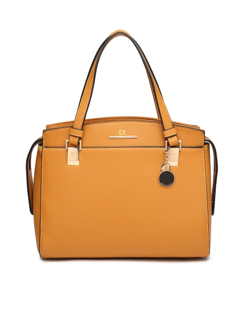 

Diana Korr Yellow Solid Handheld Bag