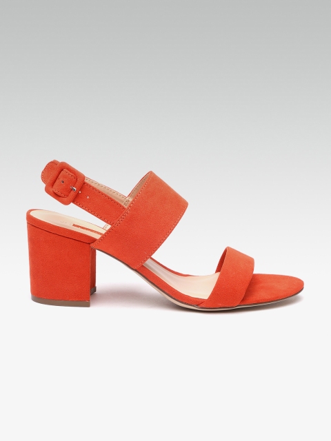 

DOROTHY PERKINS Women Orange Solid Block Heels