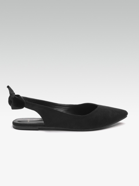 

DOROTHY PERKINS Women Black Solid Flats
