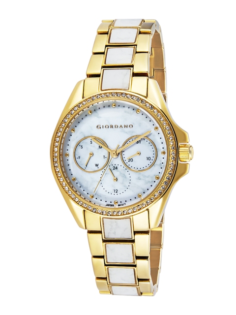 

GIORDANO Women White Analogue Watch 2936-33