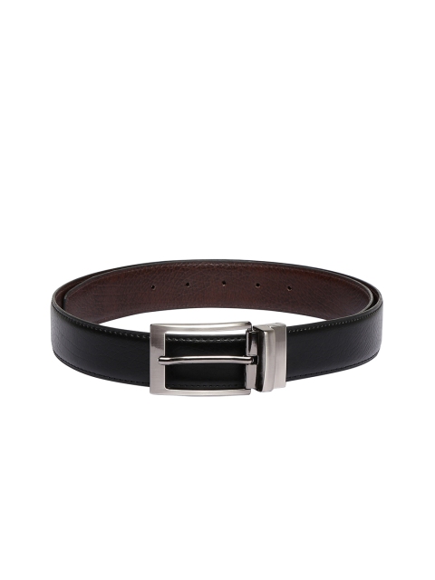 

CRUSSET Men Black & Brown Reversible Solid Belt